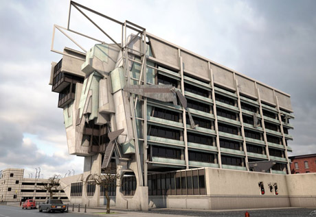 Lebbeus Woods - Project for Sarajevo